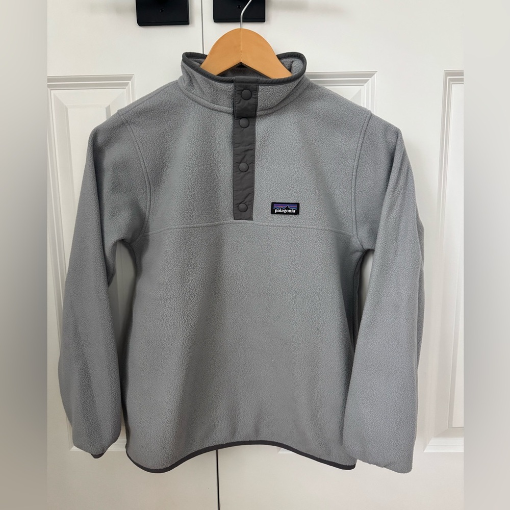 Boys Patagonia Light Weight Synchilla Snap T-Fleece Pullover